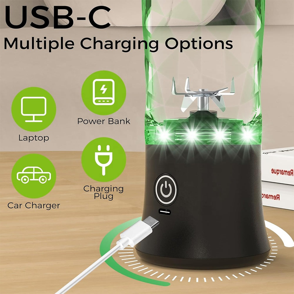Portable USB rechargeable Blender and ice crusher