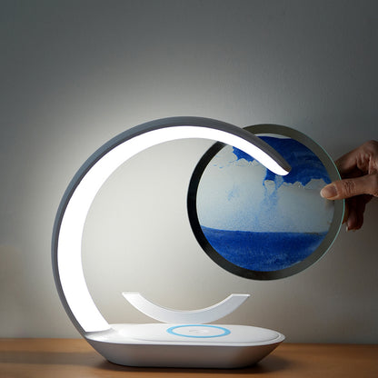 Wireless 3D Moving Sand Art Lamp