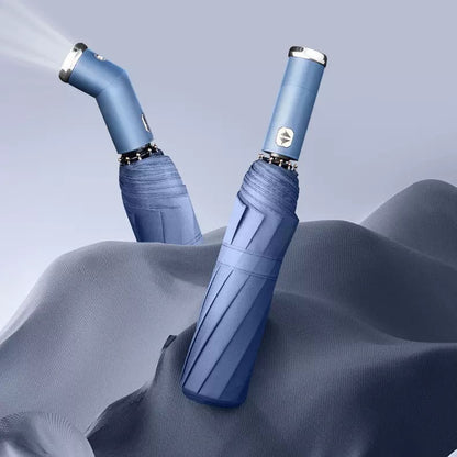 Automatic 10-Rib LED Night Umbrella