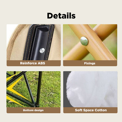 Oversized High-Back Portable Folding Outdoor Chair