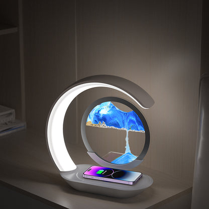 Wireless 3D Moving Sand Art Lamp