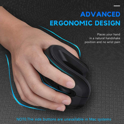 Ergonomic Vertical Wireless Mouse